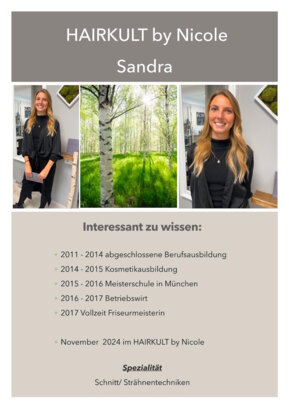 HAIRKULT by Nicole Mitarbeiterin Sandra