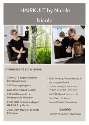 Friseurmeisterin & Inhaberin Nicole